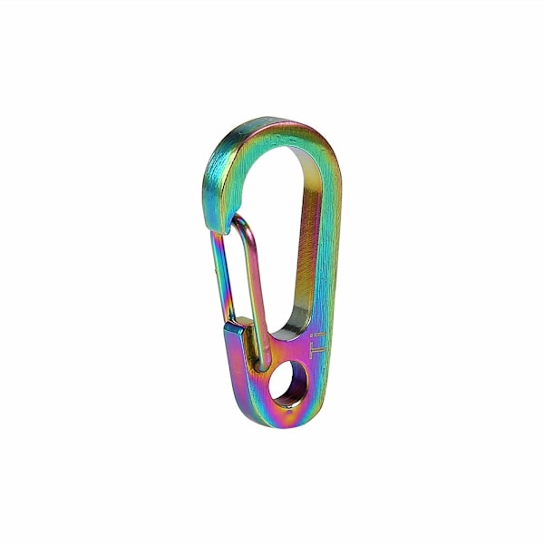 Mini Karabiner, Titanlegering Liten Karabiner Nøkkelring Klatreklips Snap for Camping Fotturer Fiske Reise Utendørs