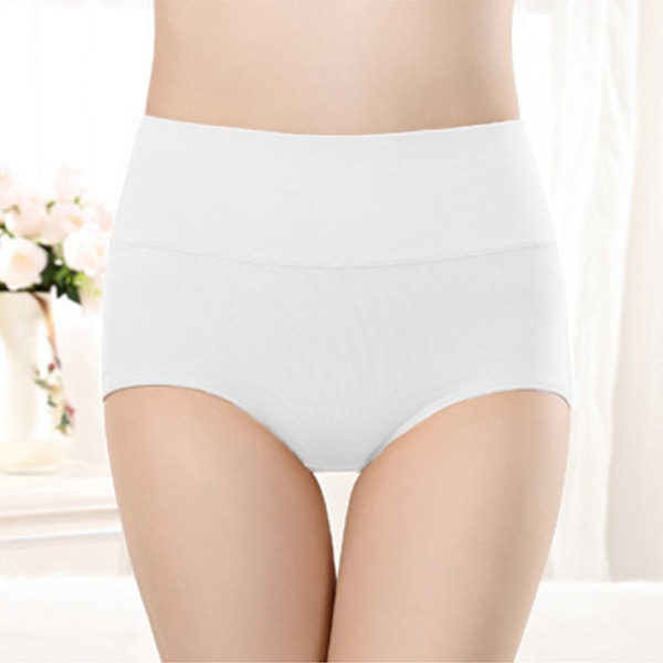 Högmidjade trosor (5-pack) Vit White XXL