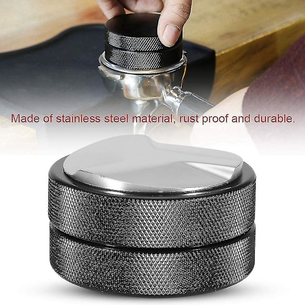 Kaffefordeler 51 mm rustfritt stål espressokaffe tamper kaffepulver kaffemaskin kaffe