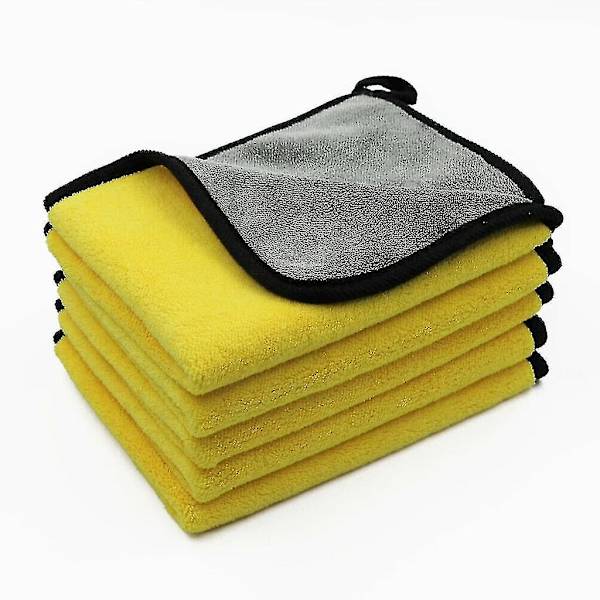 5 kpl koralli fleece -astiapyyhettä, erittäin imukykyinen puhdistusliina