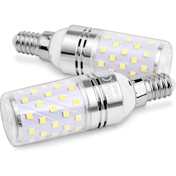Led Majslampa 12w, 100w Ekvivalent Glödlampor, E14, 6000k Kallt Vitt, 1200lm, 4-Pack