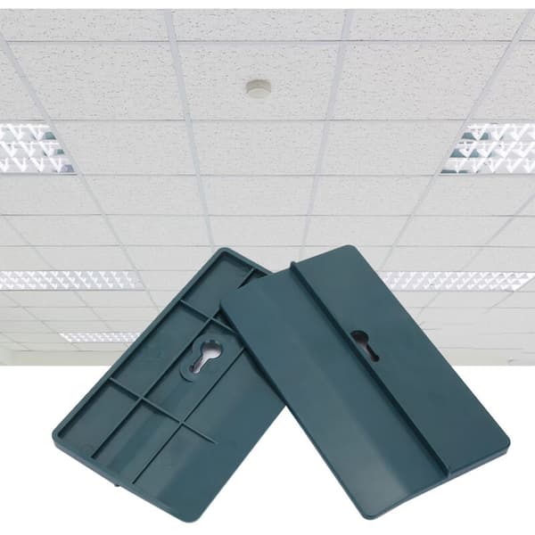 2 stk. ABS Loftadapterplade 15x8mm til Loftinstallation Indvendig Dekoration