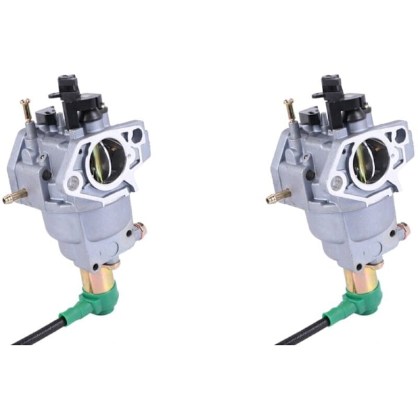 2X Karburator Passer 6500W til Bærbar Generator GX240 8HK GX270 9HK GX340 11HK GX390 13HK 182F 188F Ex6500 Ex5000