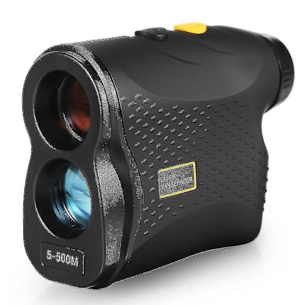 500m Golf Rangefinder Speedometer Rangefinder Digital Jagt Måling Monokulær Teleskop (500m, Sort)