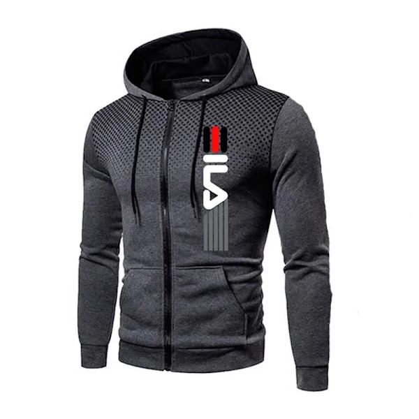 Nytt Mode Träningsset För Män Hoodie Fitness Gym Kläder Män Löparset Sportkläder Joggingbyxor Herr Träningsdräkt Vinterdräkt Sport Fuchsia Fuchsia XXL