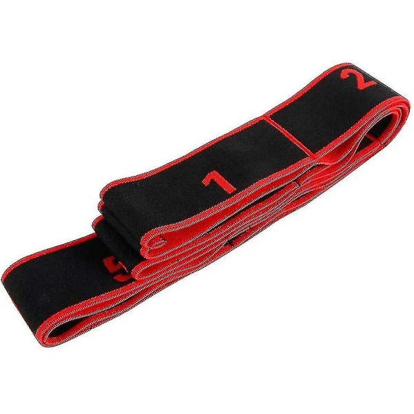 Motståndet med Plati gummiband, yoga och fitnessövningar (1 -röd)