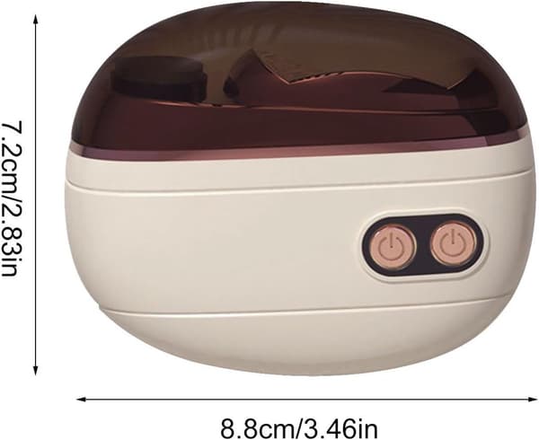 Elektrisk negleklipper og fil, 4-i-1 automatisk trimmer med LED-lys, 2 hastigheter, negleavfallsoppsamler for eldre, hvit