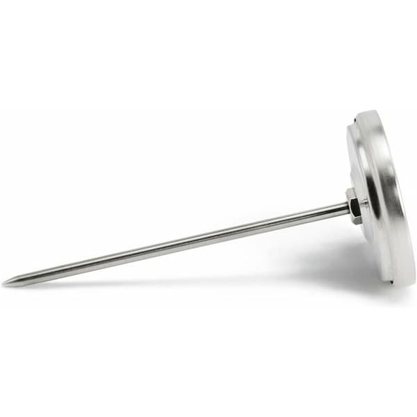 Stegetermometer i rustfrit stål - Analogt kødtermometer op til 120°C - Grilltermometer - Kødnål