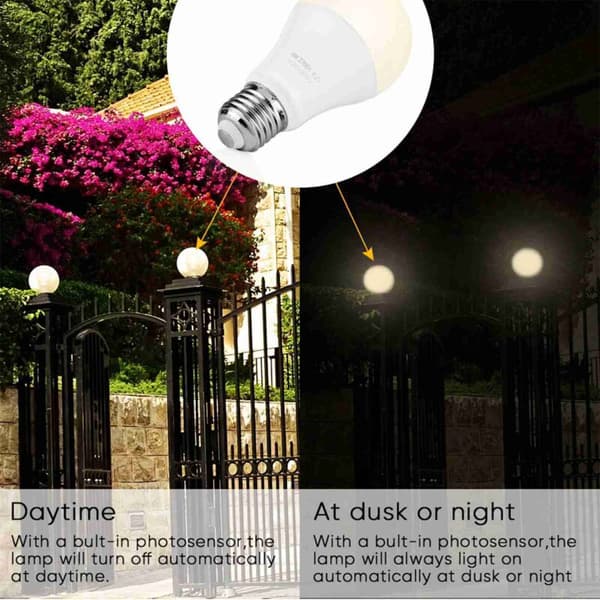 LED-lampa e26/e27 9w Motsvarande 60w Halogen Varmvit 2700k 600lm Standard LED-lampa för Hembelysning (2 stycken)