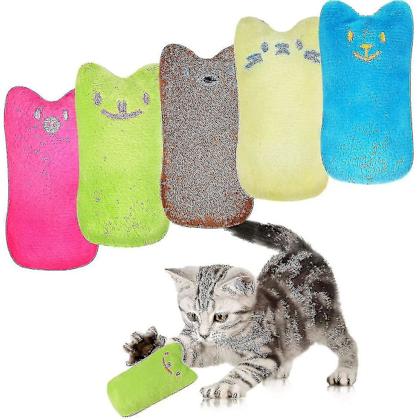5 st kattmynta plyschleksak, kattmynta leksak valeriana pad katt