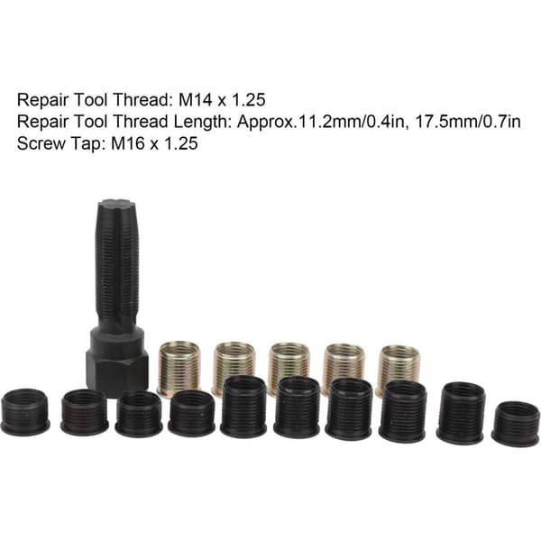 Tændrørsgevind Reparationssæt M14x1.25