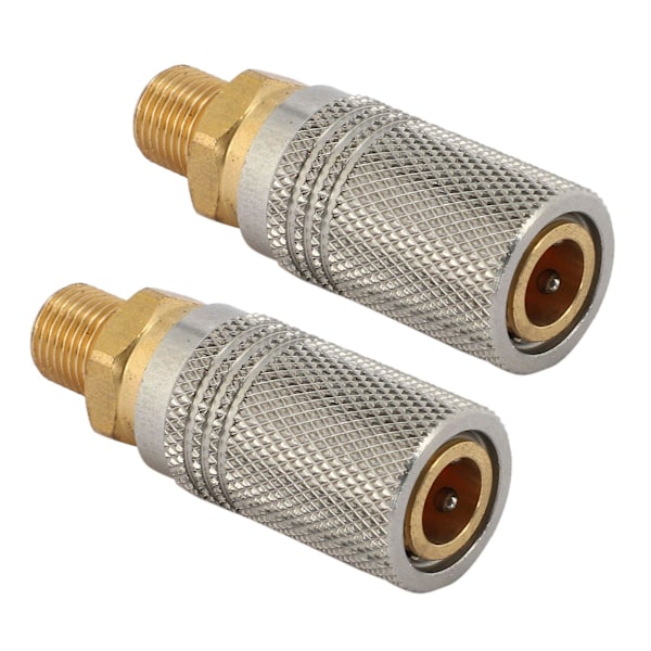 2x Udvidet Pcp Luft Opladning Hurtigudløser Adapter Stik 1/8 Bsp