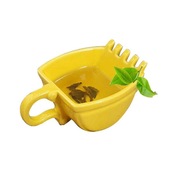 1 st 330 ml Grävmaskin Hink Form Kopp Kaffe Mugg Vatten Dricka Hink Kopp Te Kök Dricksglas O