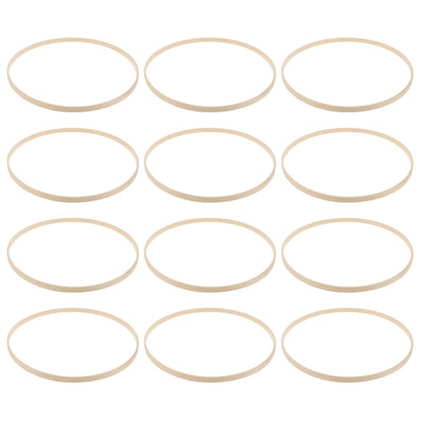 12 st 26 cm drömfångare DIY-ringar runda bamburamar hantverksmaterial