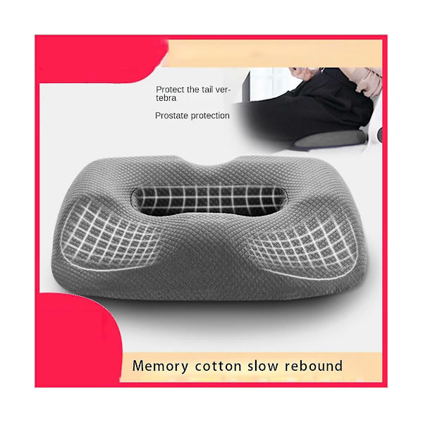 Gravide kvinners Memory Foam Slow Rebound Soft Cushion Maternity Pain Relief Cushion Hollow Decompr