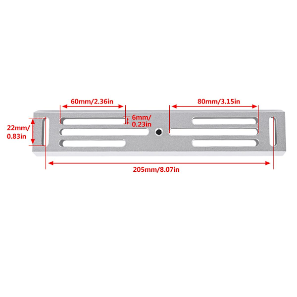 Dovetail Teleskopmonteringsplade 228mm 9 Tommer Til Ækvatorialt Stativ Lang Version Kikkert/monokul