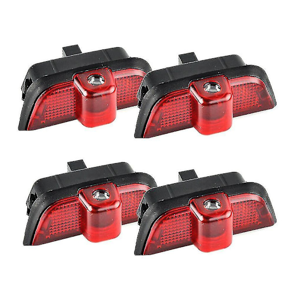 4x Ovien valoille Led-projektori Ghost Shadow sopii W204 2008-2013