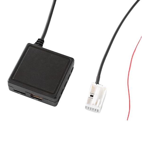 Bil Bluetooth 5.0 Aux-kabeladapter Tf Usb Passar För Peugeot 207 307 407 308