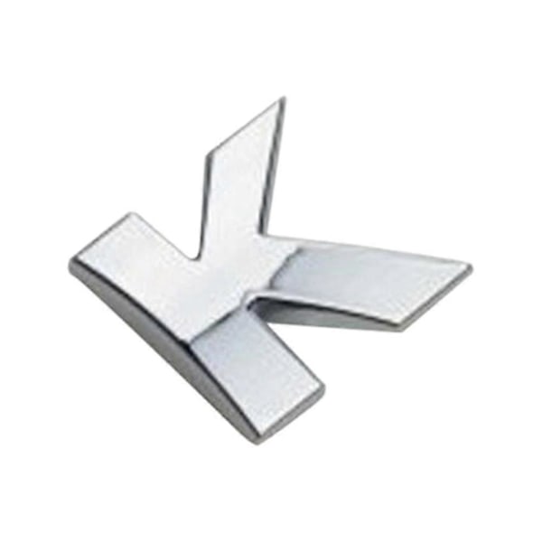 Självhäftande bilsticker med siffror och bokstäver, bilmärke, dekaler, emblem, dekoration K