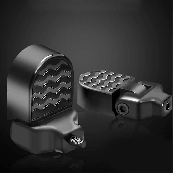 Mini-pyörän takapoljin, 3,1x1,6 tuumaa / 8x4cm alumiiniseos taittuva pyörän tappi, liukumattomat polkupyörän jalkatuet, jalkalevyt taittuvaan maastopyörään