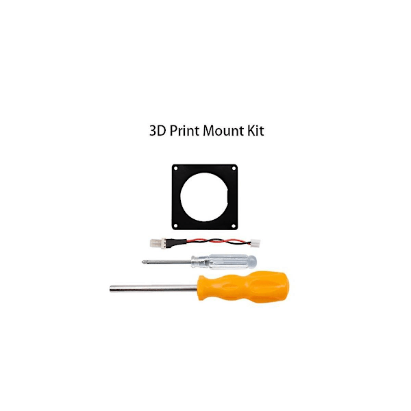 Fan Bracket Mod 40mm Noctua Fan 3d Printed Mount Kit Til Spilkonsol, Sort