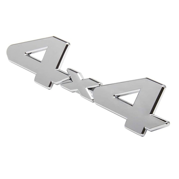 2 stk. Metal 4x4 Bil Bagagerum Låg Emblem Badge Mærkat