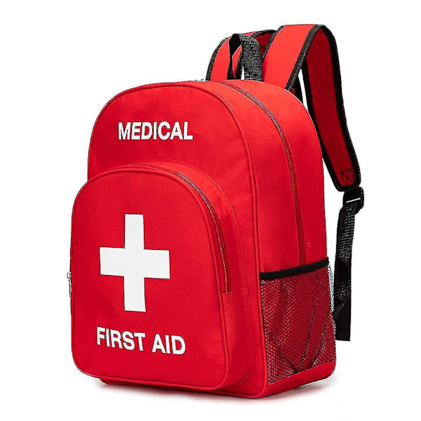 First Aid Backpack Empty Medical First Aid Bag Treatment First Responder Trauma Bag For Camping Outdoors