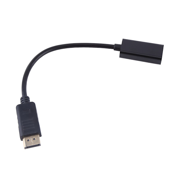 Guldpläterad DisplayPort hane till HDMI hona adapter, \"TV digital högupplöst kabelgränssnittsadapterkabel\"
