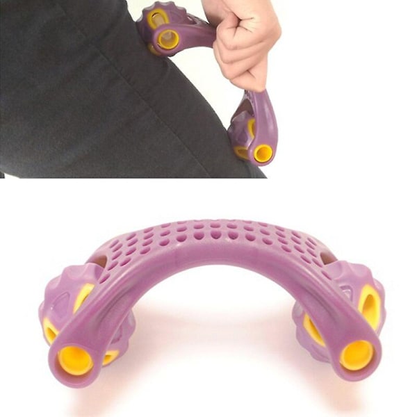 Fettreducerende massasjerulle for cellulitter, lår, mage, nakke og rumpe - Rask anti-cellulitt-rulle for muskel- og fasciesmerter, dyp vev-avslapping