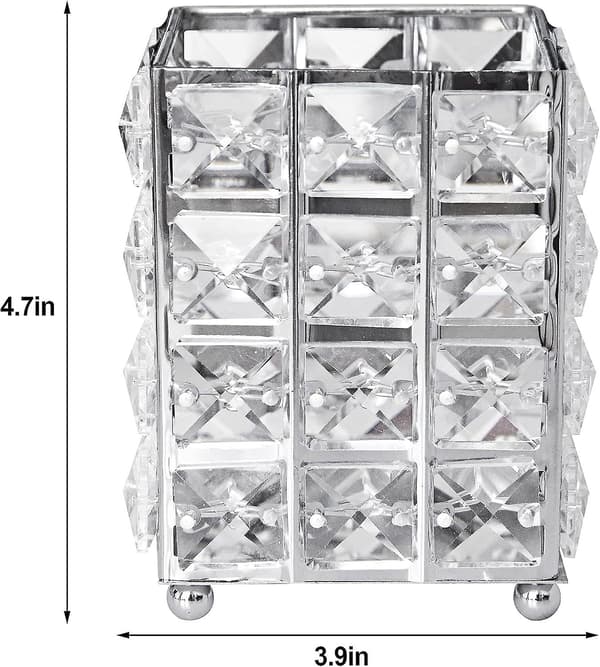 Makeupbørsteholder Organizer Kosmetiske Børster Opbevaring Eyeliners Øjenbrynspen Beholder Kop