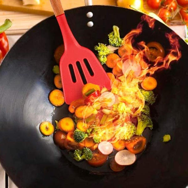 2 st värmebeständiga, BPA-fria köksredskap i trä, non-stick redskap