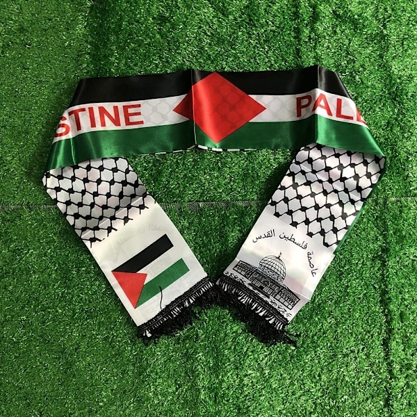 Flag Tørklæde Tryk Satin Flag Tørklæde 5
