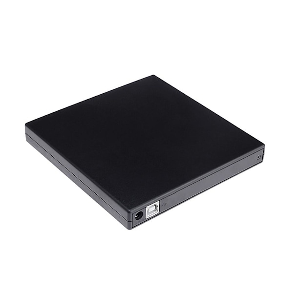 USB 2.0 Extern CD-brännare DVD/CD-läsare Skrivare Enhet för Windows OS Laptop Dator (Svart)