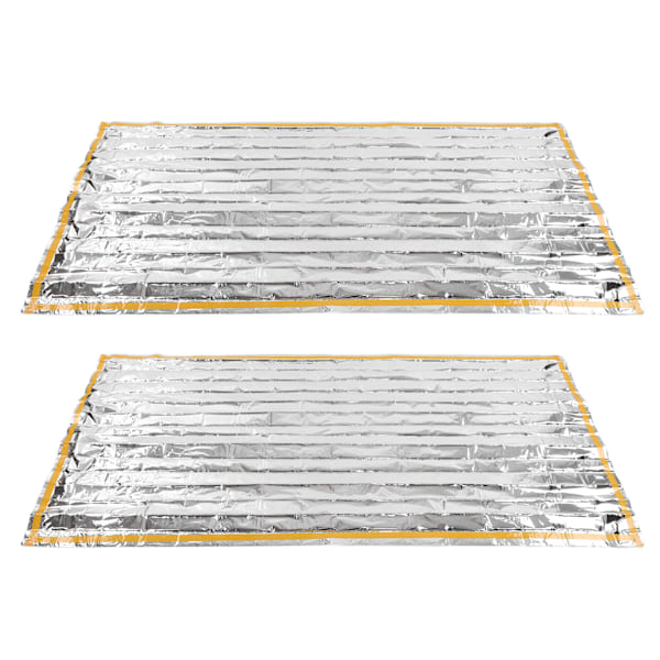 kpl hätäpeitteitä 200x100cm taitettava avaruuspeite auringonsuojaus repeytymiskestävä selviytymispeite retkeilyyn ja matkustamiseen 0.8