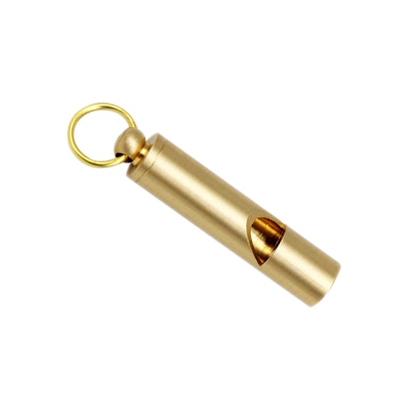 4 stk. gyllent fløyte for trenere, fløyte for lærere, høye, skarpe fløyter, flott for dommere (4,7 * 0,9 cm)