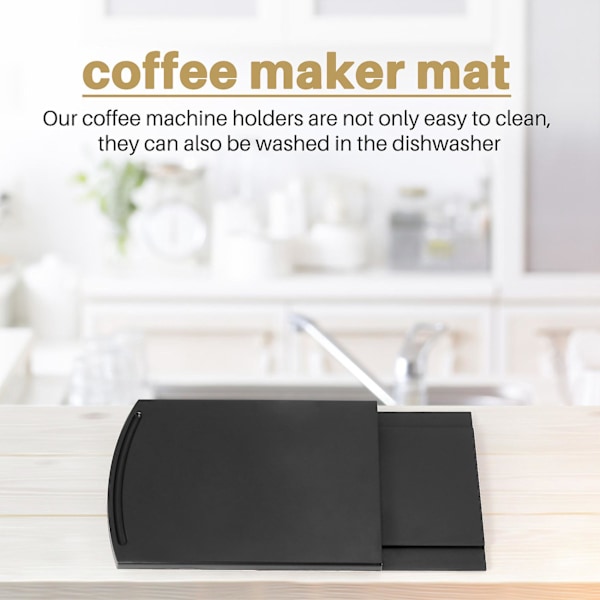 Kaffemaskinbricka med glidande hjul för köksho