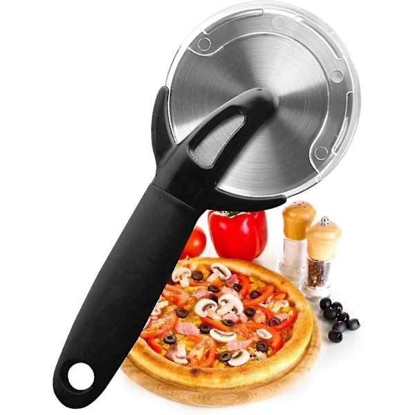 Pizza sykkel sykkelformet kutter rustfritt stål pizzakutterhjulrull