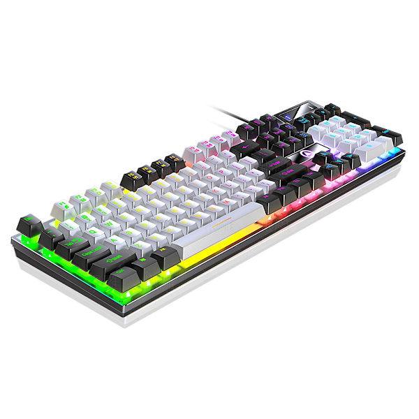Gamingtangentbord 104 tangenter RGB-tangentbord Full Size tangentbord Speltillbehör