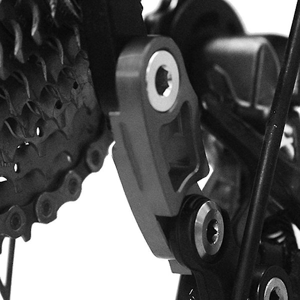 Cykel Bakväxelhängare, Aluminium Bakväxelhängare Förlängning Ram Växel Svanskrok Förlängare (1st, Svart)