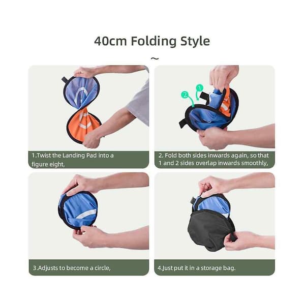 Foldbare landingsplader 75cm til Air 3, 3 Pro, 3, 2 Quadcopters landingsplade universelle tilbehør