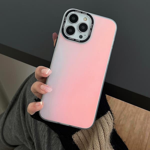 Mobiltelefoncover til iPhone 14 Pro, PC+TPU, med laserdiskofarvning