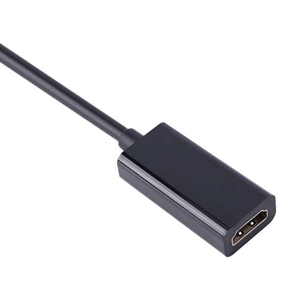 Guldpläterad DisplayPort hane till HDMI hona adapter, \"TV digital högupplöst kabelgränssnittsadapterkabel\"