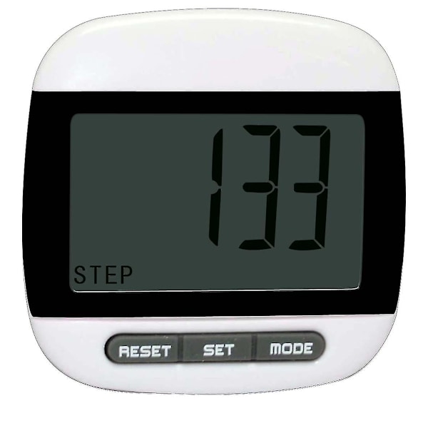 Multifunktionell fickpedometer med bältesklämma (1 st, slumpmässig färg)