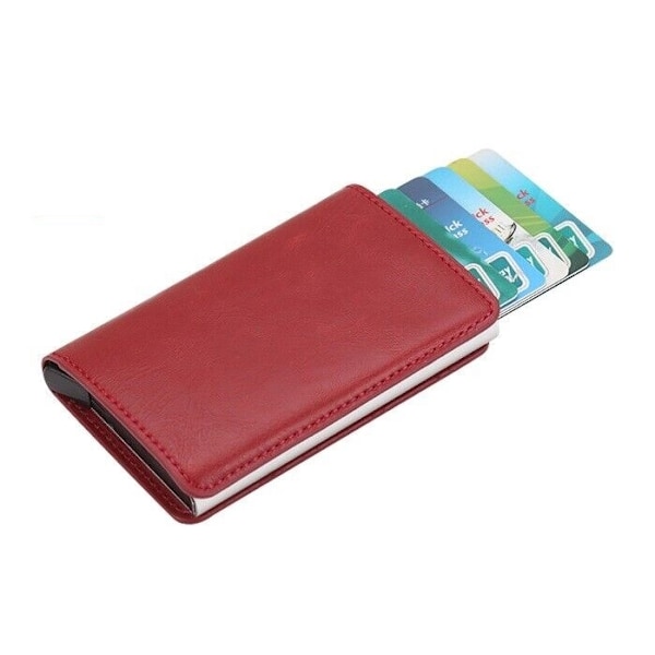 Korthållare RFID & NFC Skydd - Välj Färg! Red RED