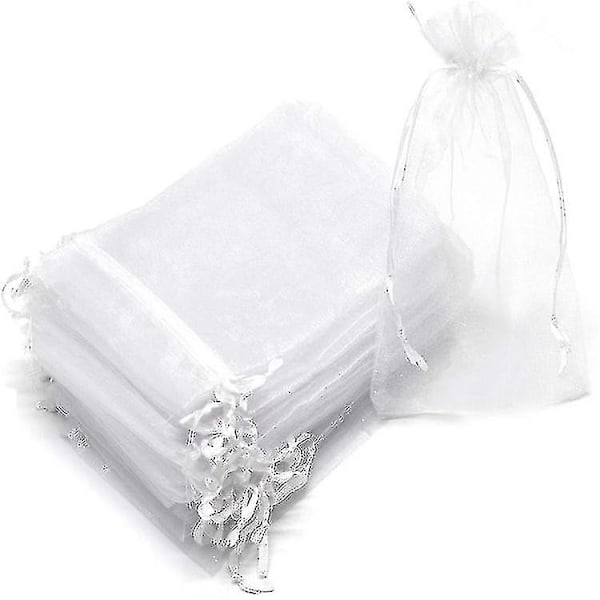100 stk. Beskyttelsespose til druer og frugt i organza med snøre, der giver total beskyttelse -aya