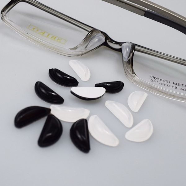Nenätyynyt silmälaseihin, 24 paria Transparent Transparent