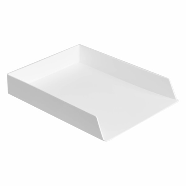 Rektangulär plastbrevsamlare, 2-pack