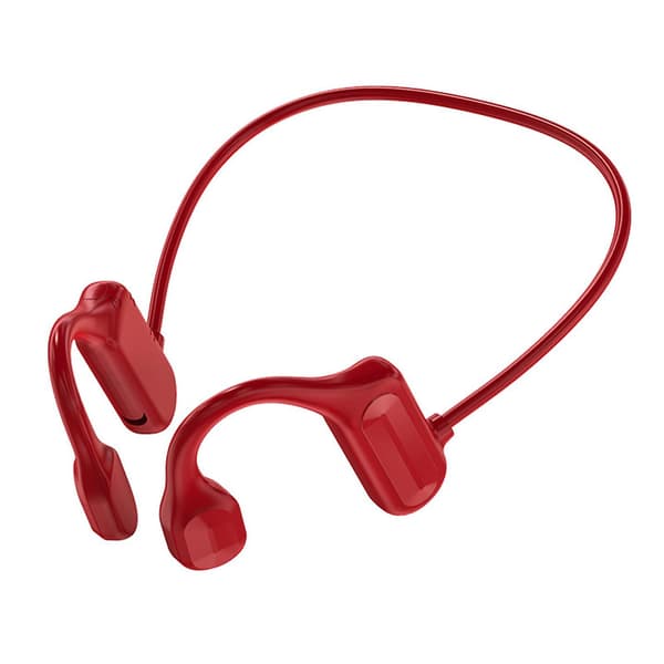 Trådløse sportshovedtelefoner med knogleledning Bl09-model Bluetooth 5.2-headset til træning, løb og kørsel Red