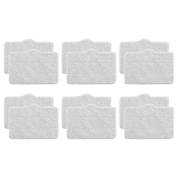 12 stk. moppekluter for Deerma Zq610/zq600/zq100 dampmopp, reservedeler for mopp