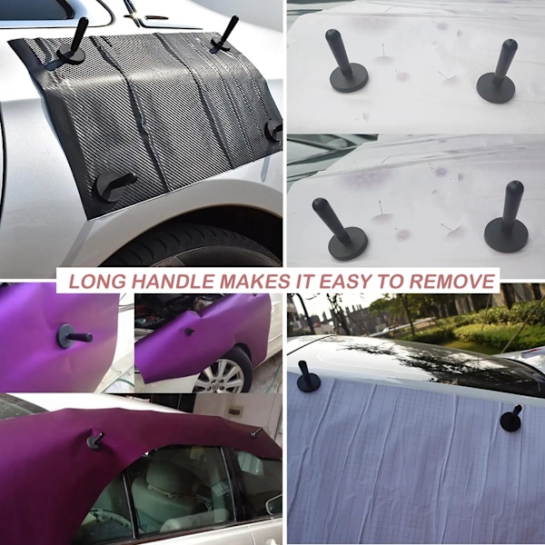 4 st vinylfolie magnethållare, vinylfolie verktygssatser för bilfoliering, fordonsfilm vinyl applikation bilmagnetverktyg